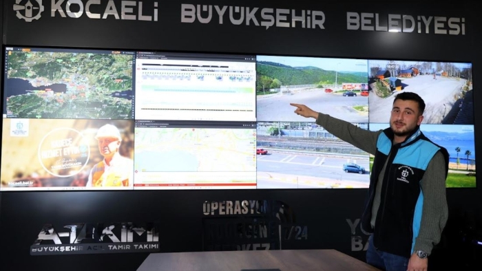 Büyükşehir’in stratejik üssü kenti 7/24 takip ediyor